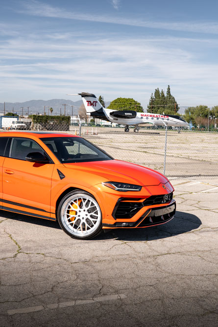 Precision Auto Repair Orange Urus with Wheels Photos-2