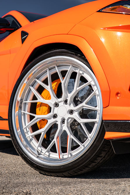 Precision Auto Repair Orange Urus with Wheels Photos-4