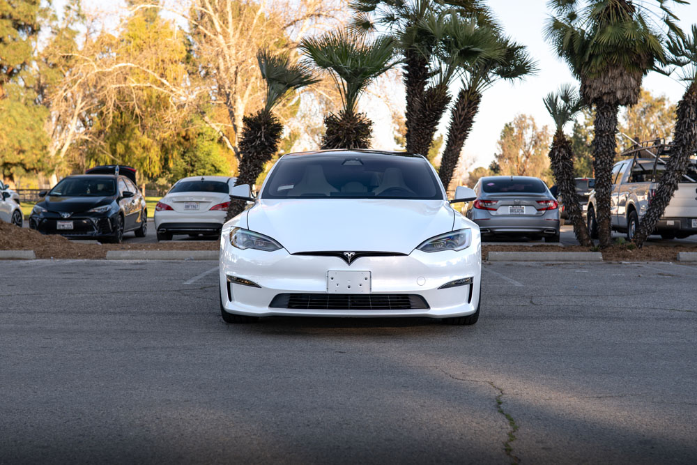 RR Auto Club White Tesla Model S Plaid Photos-1