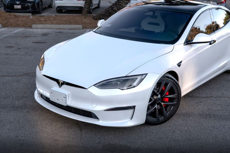 RR Auto Club White Tesla Model S Plaid Photos-10