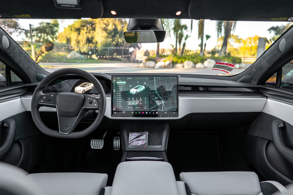 RR Auto Club White Tesla Model S Plaid Photos-19
