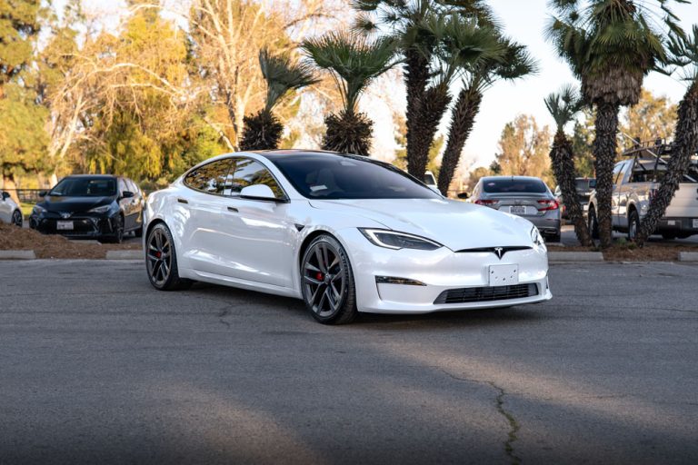 RR Auto Club White Tesla Model S Plaid Photos-2