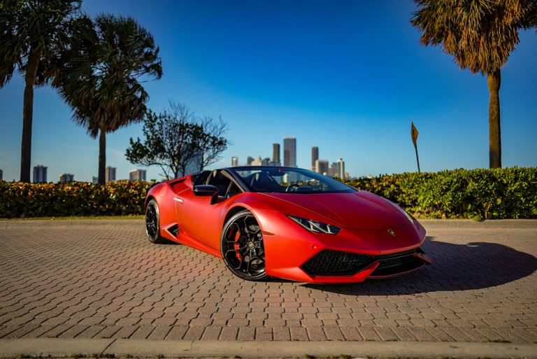 Red-Lamborghini-Huracan-Rental-Miami-2