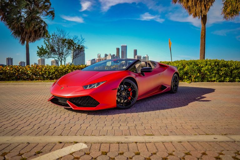 Red-Lamborghini-Huracan-Rental-Miami