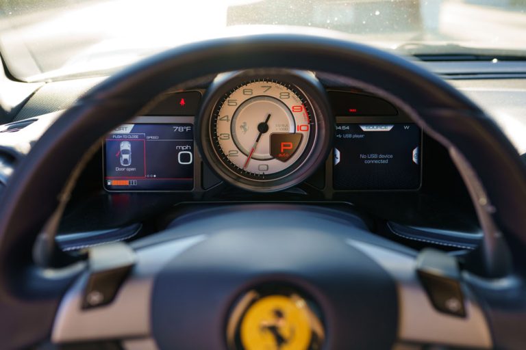 White Ferrari 812-10