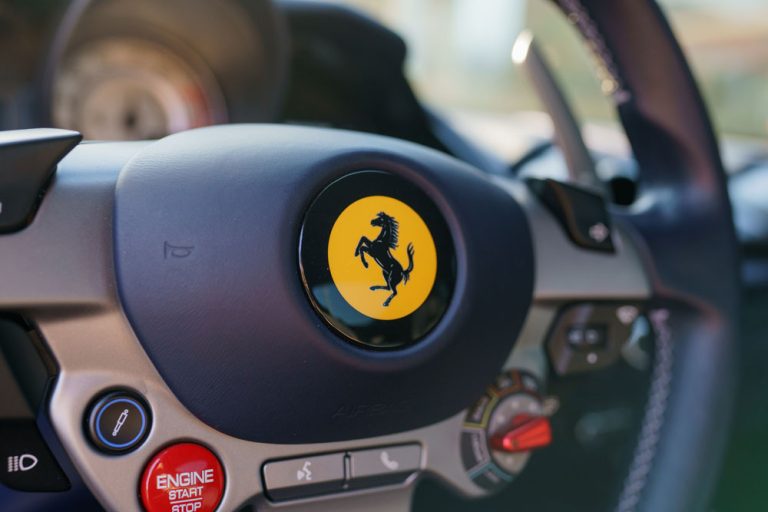 White Ferrari 812-17