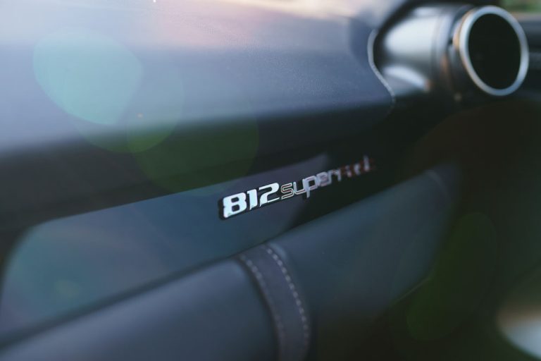 White Ferrari 812-22