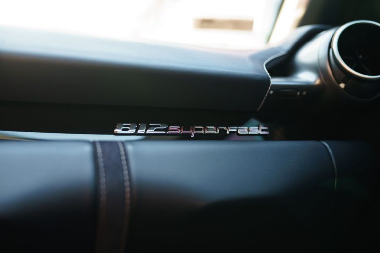 White Ferrari 812-23