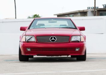 1995 Mercedes 600SL Red